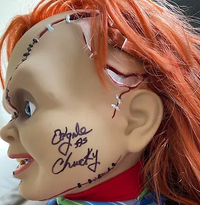 Ed Gale Chucky Child's Play Good Guys Life Size Doll Signed Autographed PSA A • $3097.16