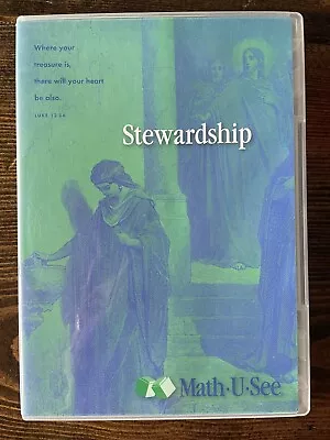 Math-U-See STEWARDSHIP DVD Complete 2 Disk Set By Steve P. Demme **Very Good** • $15