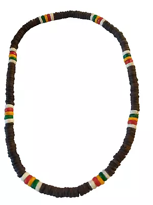 Rasta Roots Beads Necklace One Love Jamaica Reggae Africa Roots Necklace Bob • $19.99