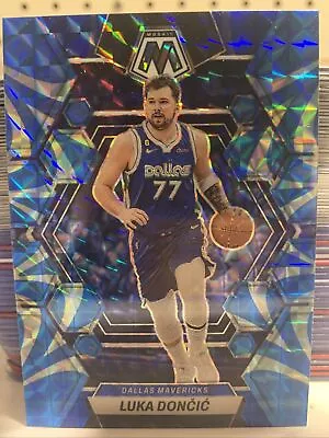 $0.99 • Buy Luka Doncic 2022-23 Mosaic Basketball BLUE REACTIVE Mavericks #1 COLOR MATCH👌🏼