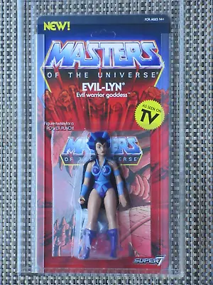 Masters Of The Universe Evil-Lyn Action Figure Super 7 Retro **AFA GRADED** 9.25 • $125