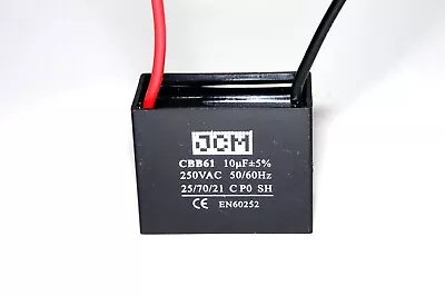$9.50 • Buy Ceiling Fan Capacitor 10uf 250v Ac 10 Uf 250vac Motor Electric Cap 10mfd Mfd