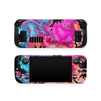 COLORFUL PIXELS 8-bit Skin For STEAM DECK Console Decal Sticker Full Wrap Cover • $25.95