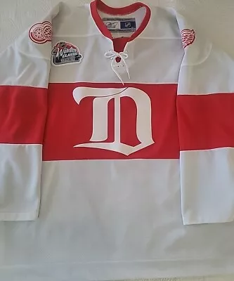 Marian Hossa Detroit Red Wings 2009 Winter Classic Reebok Hockey Jersey XL RARE • $185