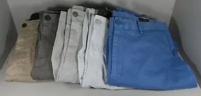 Lot Of Five Men's Pants Size 34 X 32 & Shorts 34 Various Colors Johnston Murphy • $34.95