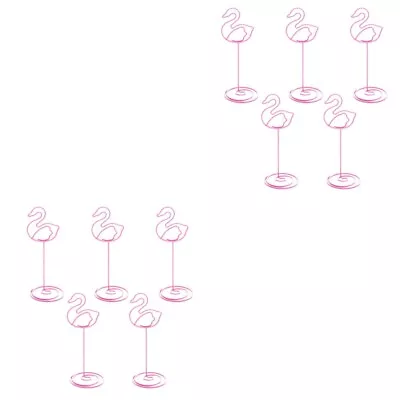 10 Pcs Memo Clip Holder Stand Wedding Party Table Decor Memo Clips Office • £11.68