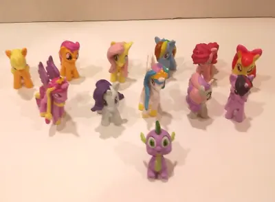My Little Pony Ponies Unicorns With Wings Spike The Dragon - Lot Of 12 Colors • $8.99