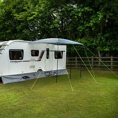 Sun Canopy Awning For Campervan Motorhome & Caravan 2.5m Grey • £99.75