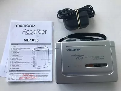 Memorex Vox Cassette Recorder Built In Speaker New Old Stock • $24.99