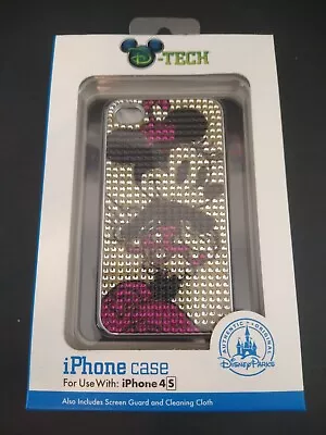 Authentic Disney Parks D-Tech Minnie Mouse Bling IPhone 4/s Case & Screen Guard • $6.99