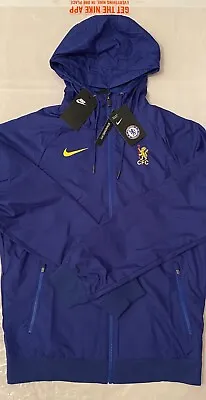Nike Authentic Chelsea Fc Mens Hoodie Football Jacket Coat Brand New With Tags S • £65