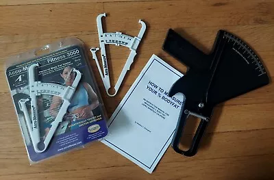 Lot Of 3 Accu-Measure Fitness & Creative Health Slim Guide Skinfold Caliper EXC • $20