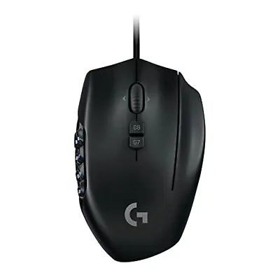 Logitech Gaming Mouse Black Wired G600t MMO For Gaming 20 Buttons LIGHTSYNC RGB  • $97.63