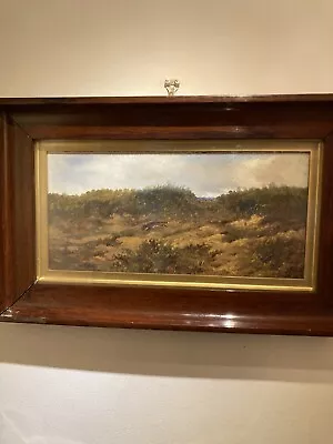 Sylvester Martin (1856-1906) Oil On Board Fox Escaping The Hunt • £149