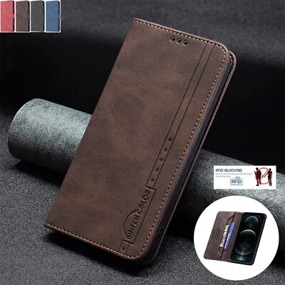 $15.89 • Buy For OPPO A52 A72 A15 A74 A5 A9 2020 Magnetic Flip Leather Wallet RFID Case Cover