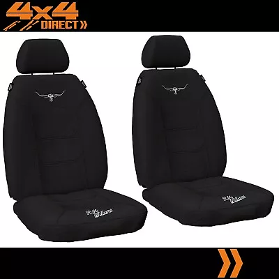 1 Row Custom Rm Williams Jacquard Seat Covers For Toyota Landcruiser Sahara 8... • $349