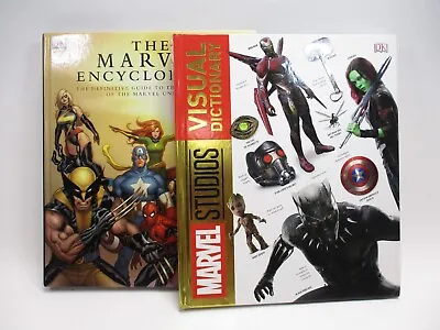 Marvel Studios Visual Dictionary  And The Marvel Encyclopaedia Hardback Books  • £14.99