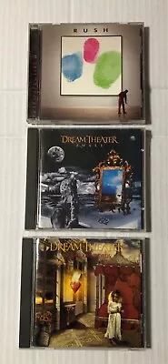 $5.99 • Buy Dream Theater Awake Images And Words + Rush Retrospective II Cd Lot Prog Rock