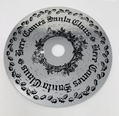 MR CHRISTMAS Metal Music Box Disc TUNE- Here Comes Santa Clause • $12.99