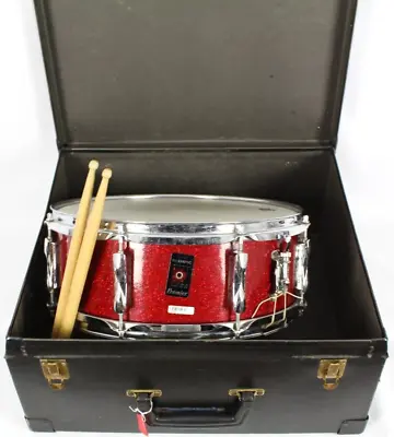 Vintage Premier Olympic 14x5 Snare Drum In Red Sparkle • $425.86