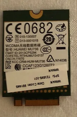 Huawei MU736 HSPA & NGFF Wireless Module 3g WWAN Card • £6