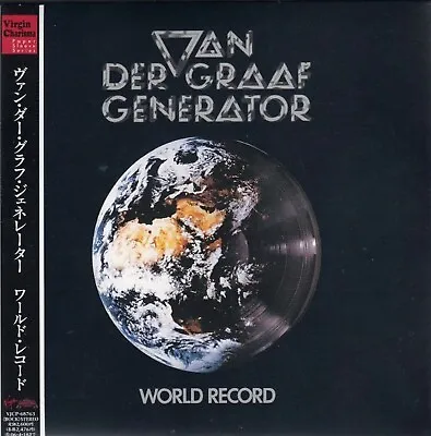 Van Der Graaf Generator World Record Uk Prog Japan Orig Mini Lp Cd  • $35.88