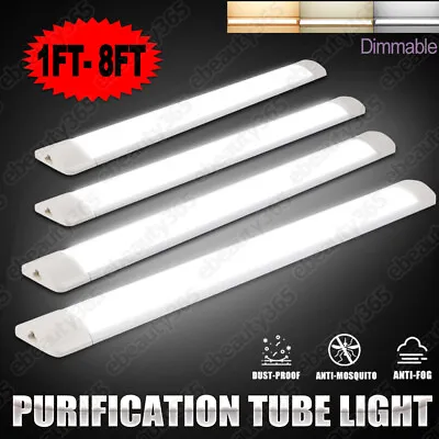 Led Batten Light 6ft7ft8ft Garage Fluorescent Fitting Tube Ceiling Wall Lamp • £24.90