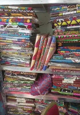 £15 • Buy New African Ethnic Print Wax Ankara Fabric Material Cloth 6 Yards Yds