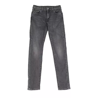 Levi's 512 Jeans Grey Skinny Leg Slim Fit Stretch Denim Washed Mens Size W30 L32 • £24.99