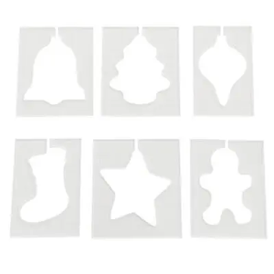 6Pcs Quilting Template Set Christmas Square Frame Sewing Quilting Ruler For • £13.61