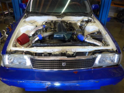 $639 • Buy Intercooler Piping Turbo Intake Kit For 88–92 Toyota Cressida 2JZ-GTE VVTI Black