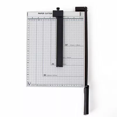 Paper Cutter A4 To B7 Metal Base Guillotine Page Trimmer Blade Scrap Booking 12  • $22