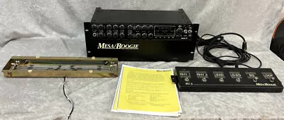 1990/1991 USA Mesa Boogie Mark IV All Tube Rackmount Amp Head W/ Footswitch • $2199.99