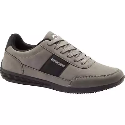 Lambretta Mens Piston Shoes Trainers Sports Fashion Comfort Lace Up - Grey • £23.90