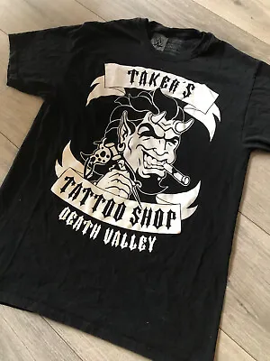 Official WWE The Undertaker  Taker's Tattoo Shop  T-Shirt Size Medium • £20