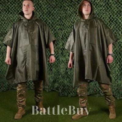 Raincoat Poncho Camouflage Raincoat Poncho Raincoat Khaki Raincoat Tent Capes • $65