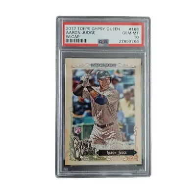 2017 Topps Gypsy Queen Aaron Judge Rc Psa 10mlb Baseball Ny Yankees Rookie Card • £92.27