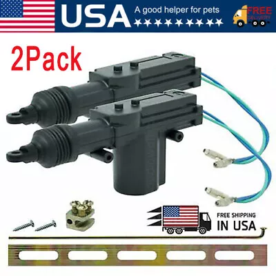 2PCS Universal 2 Wires 12V Car Auto Motor Heavy Duty Power Door Lock Actuator • $9.88