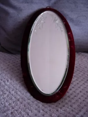 Lovely Edwardian Dainty Elongated Hall Mirror • £35