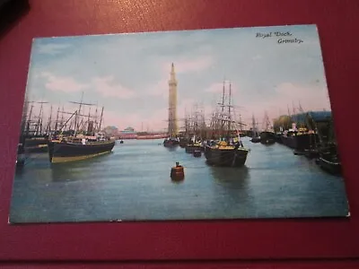 £3.99 • Buy Vintage Postcard Of Royal Dock. Grimsby (unposted)