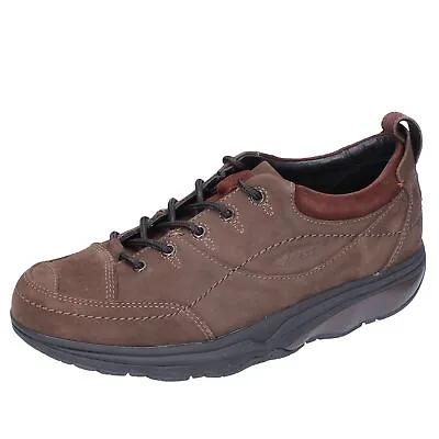 Women's Shoes MBT 36 Eu Sneakers Brown Leather DT196-36 • $101.62