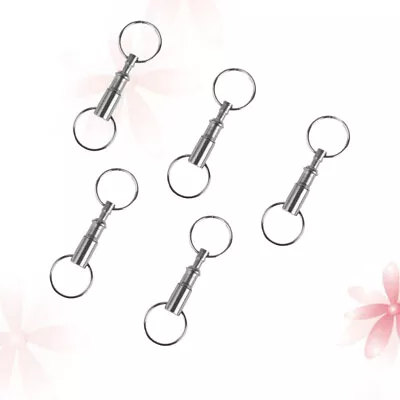  15 Pcs Detachable Key Rings Quick Release Holder Magnetic Keychain • £14.88