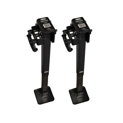 2x Ark 750mm Drop Down Corner Steady Legs Black Caravan Trailer Camper • $179