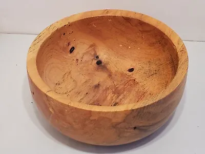 Hardwood Burl Walnut Maple Ash Wooden Salad Bowl 8” Paul Heffer • $19.99