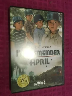 I'll Remember April - DVD - PAT MORITA - HALEY JOEL OSMENT - FAST SHIPPER • $1.69