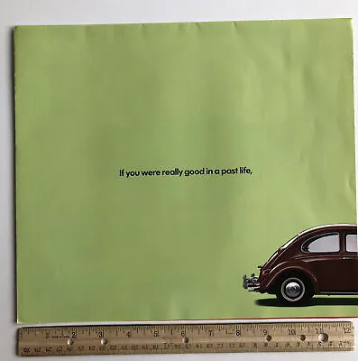 Original Dealer Brochure / Poster Volkswagen 1998 The New Beetle • $9.99