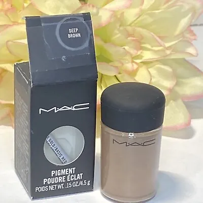 MAC Pigment Color Powder Shadow ~ Deep Brown ~ FullSize New In Box Disc FreeShip • $22.95