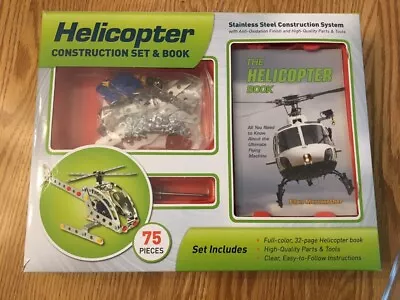 HELICOPTER CONSTRUCTION SET NEW STAINLESS STEEL CONSTRUCTION Mud Puddle • $13.31