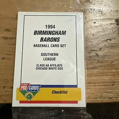 1994 Birmingham Barons Fleer Procards Team Set Michael Jordan (factory Sealed) • $35