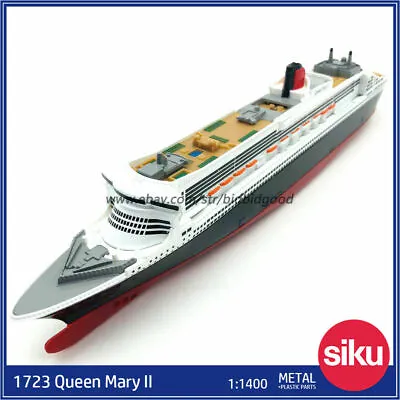 Siku 1723 1:1400 Diecast Model Ships Queen Mary 2 Alloy Kid Collect Toys • £17.99